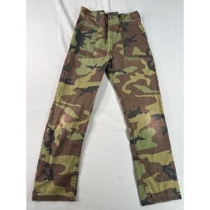 TROOPER Cargo Pants 30x30 Camouflage Brown Green POLYESTER COTTON Military